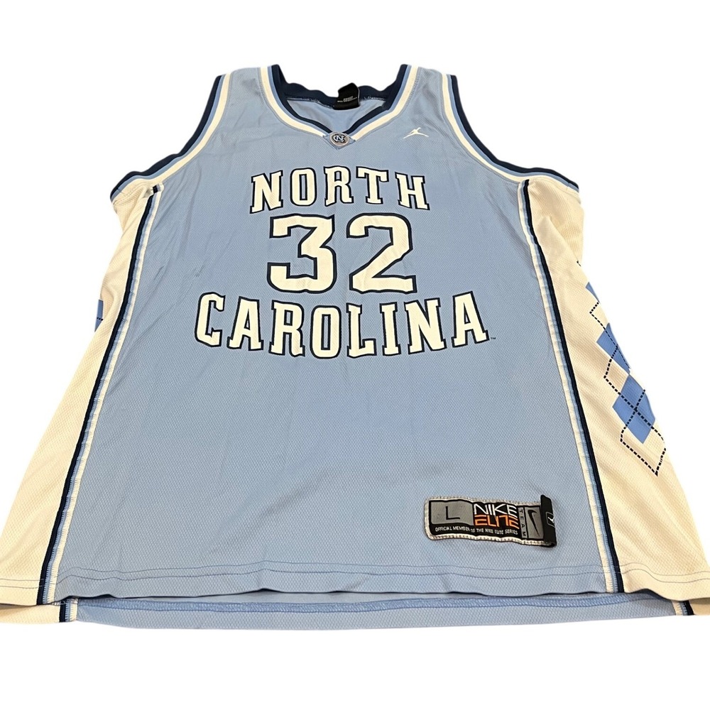 Jordan Brand North Carolina Tar Heels Mens Large Blue Jersey 32 Nike Elite